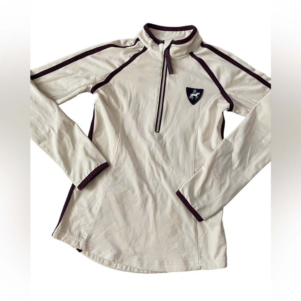 Goode Rider Girls Long Sleeve Ideal Training Top - kids Size 12 equestrian wear